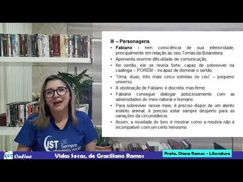 Thumbnail da aula: 15/06 - 2° ano - Literatura - Profa. Diana Ramos - Vidas secas.