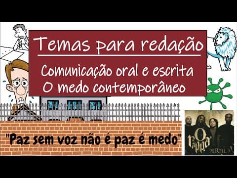 Thumbnail da aula: Temas para redação - décima rodada | Desenhando a Solução