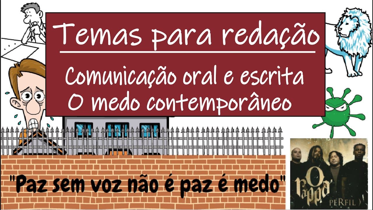 Thumbnail: Temas para redação - décima rodada | Desenhando a Solução