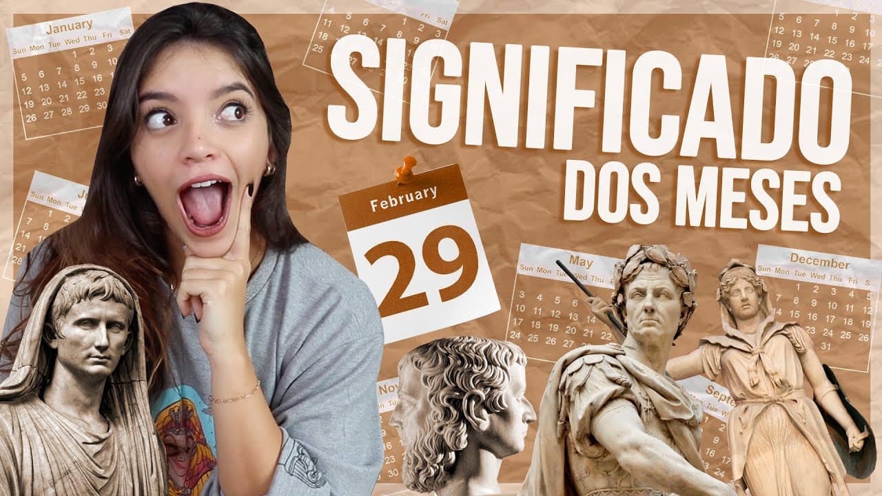 Thumbnail: 😱VOCÊ SABE O SIGNIFICADO DO MÊS QUE VOCÊ NASCEU? ✨ Curiosidade Histórica (Débora Aladim)