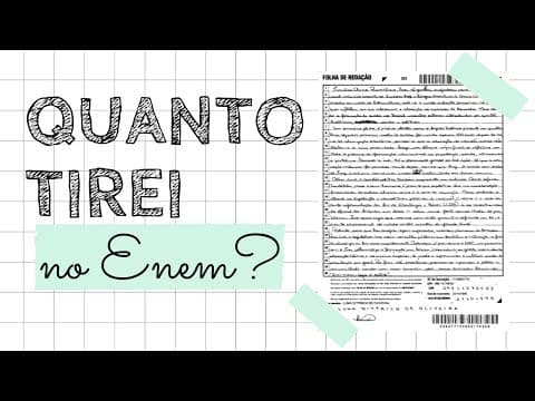Thumbnail da aula: Analisando minha redação do Enem 2017