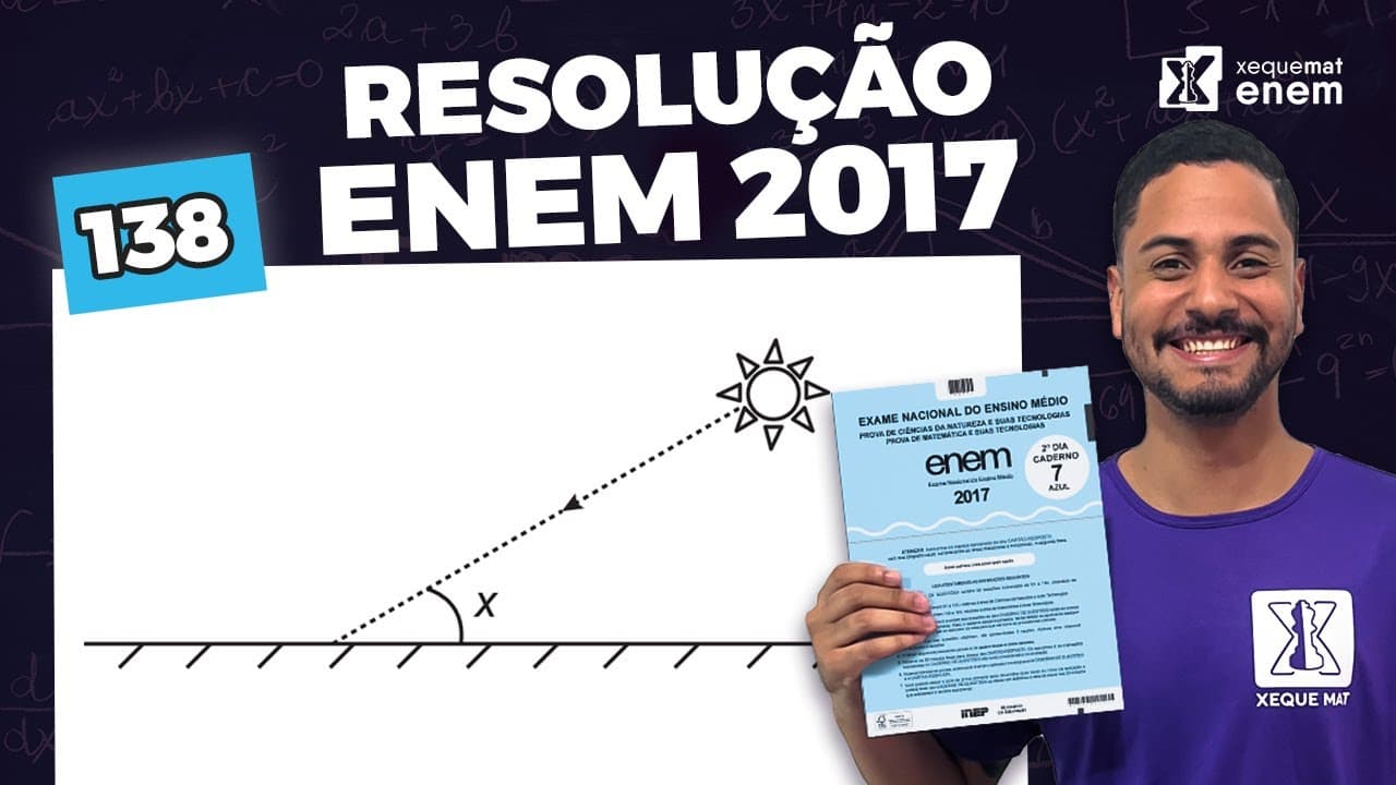 Thumbnail: 🟣 Questão 138 - Caderno Azul | Função trigonométrica | MATEMÁTICA ENEM 2017