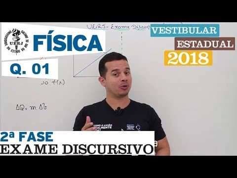 Thumbnail da aula: Uerj 2018 - Exame Discursivo Física - Questão 01