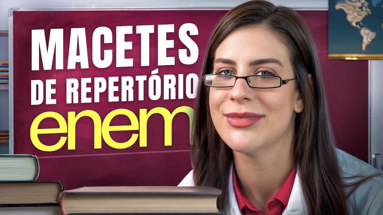 Thumbnail: 4 Macetes de Repertório Para o ENEM 2025 (Aumente sua Nota)