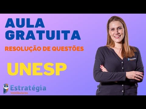 Thumbnail da aula: 65 Vestibular UNESP - Genética: Sistema ABO e Fator Rh.