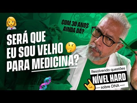 Thumbnail da aula: IDADE IMPORTA PARA TENTAR MEDICINA? | MODO MEDICINA #10