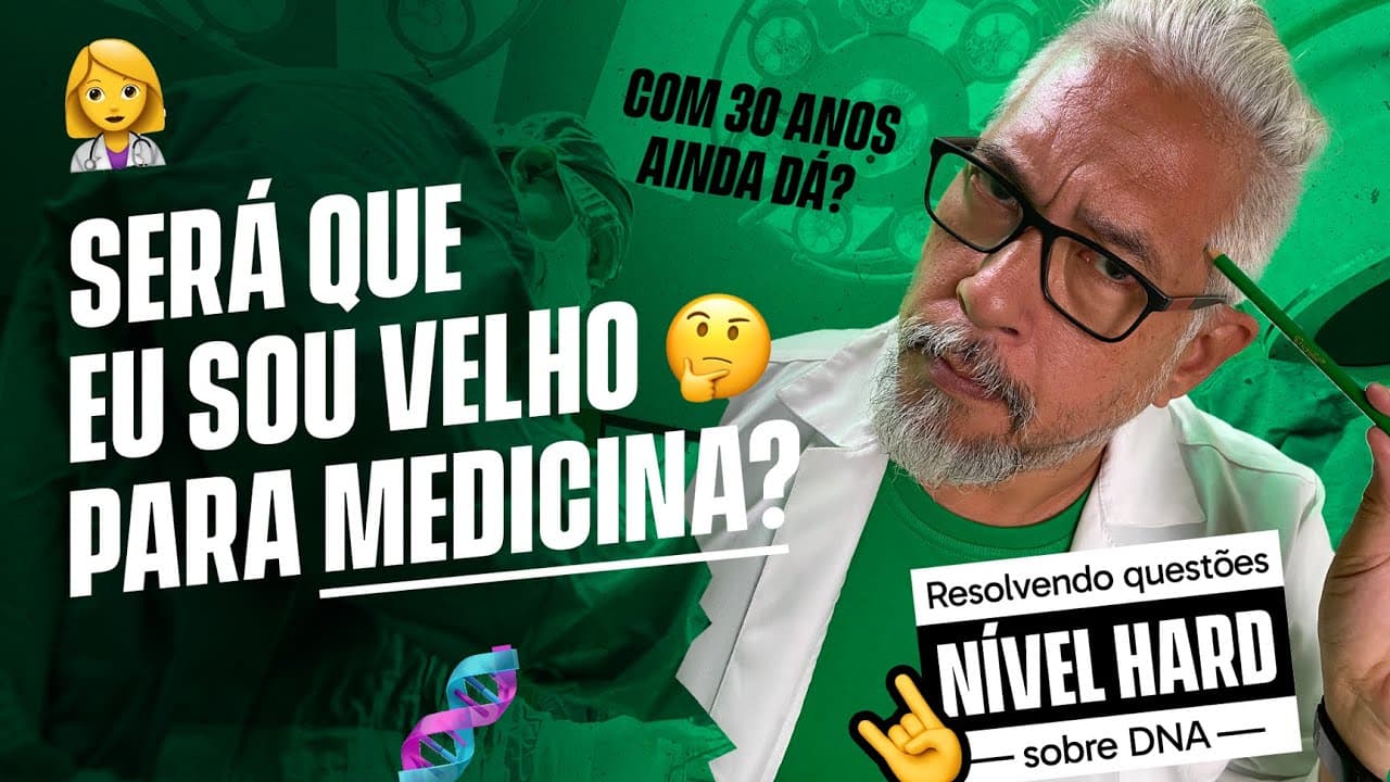 Thumbnail: IDADE IMPORTA PARA TENTAR MEDICINA? | MODO MEDICINA #10