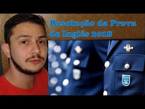 Thumbnail da aula: Correção Prova Inglês EPCAr 2018 | Teacher Rafael