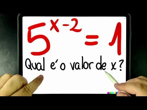 Thumbnail da aula: 🔥 EQUAÇÃO EXPONENCIAL QUE TODOS TÊM DÚVIDAS! Você consegue resolver?