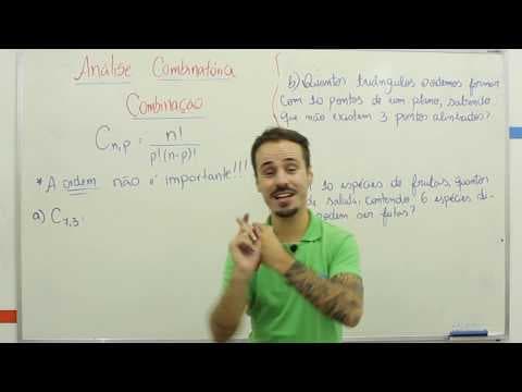Thumbnail da aula: Matemática - Análise Combinatória: COMBINAÇÃO