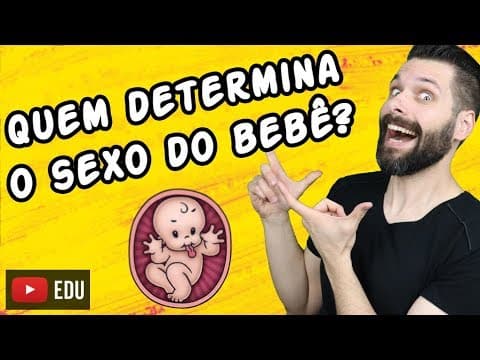 Thumbnail da aula: Quem Determina o Sexo do Bebê? Pai ou Mãe? - GENÉTICA | Biologia com Samuel Cunha