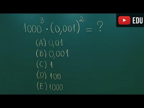 Thumbnail da aula: Multiplicação com Potências de Base 10 - Professora Angela