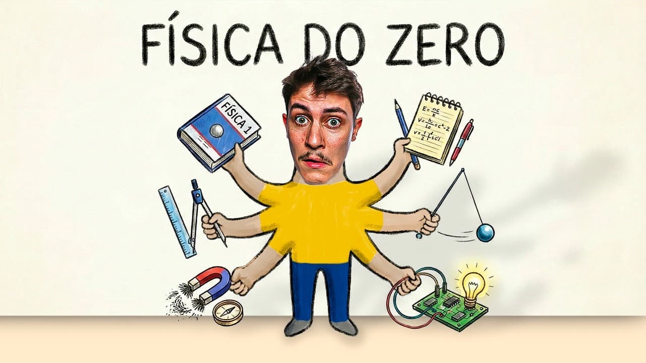 Thumbnail: Física do ZERO: o que estudar primeiro (ordem correta para não travar)