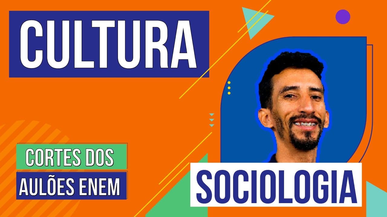 Thumbnail: CULTURA: conceito e indústria cultural | Cortes dos Aulões do Enem | Sociologia | Fábio Luís Pereira