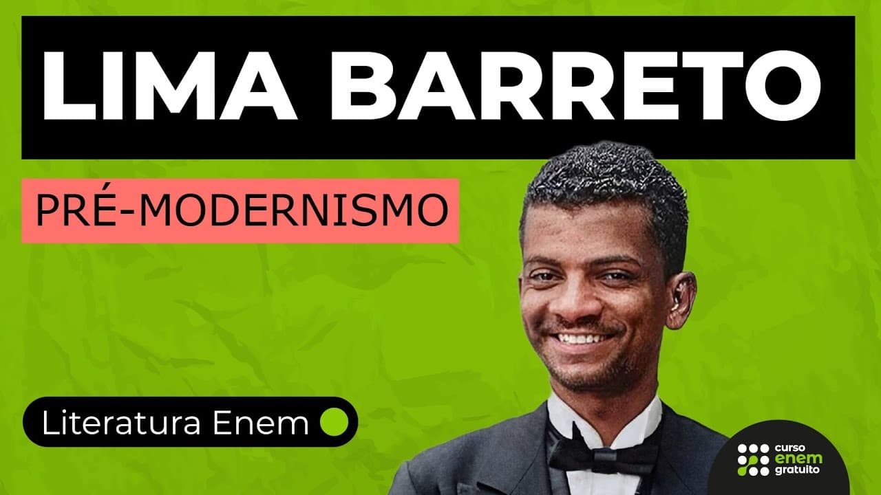 Thumbnail: PRÉ-MODERNISMO: CONHEÇA LIMA BARRETO | Literatura para o Enem | Camila Brambilla