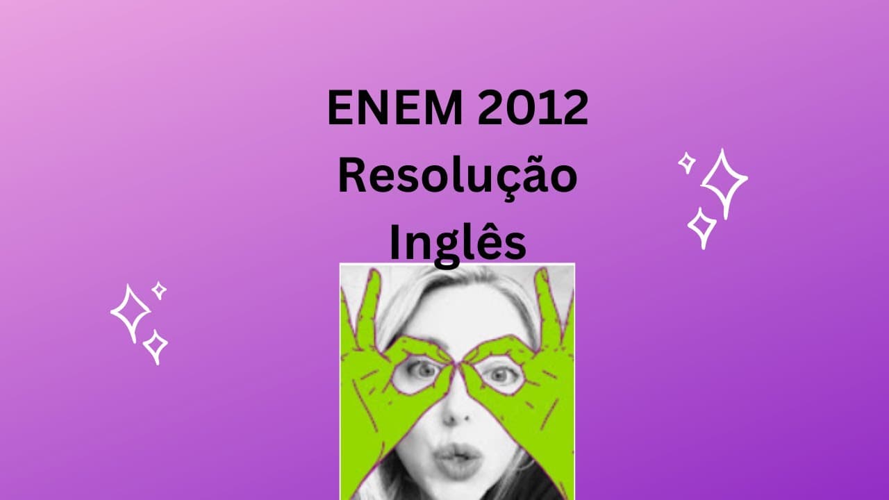 Thumbnail: ENEM 2012 INGLES