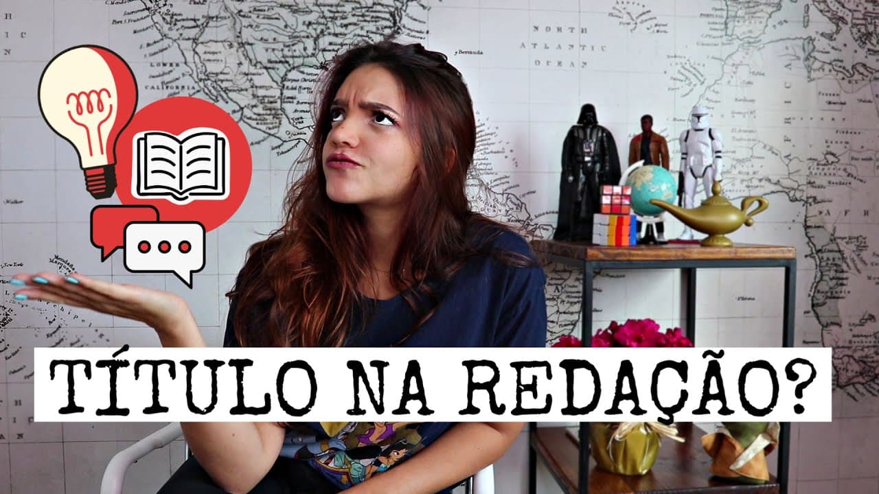 Thumbnail: REDAÇÃO DO ENEM TEM QUE TER TÍTULO? COMO FAZER BONS TÍTULOS PARA SUA REDAÇÃO! - Débora Aladim
