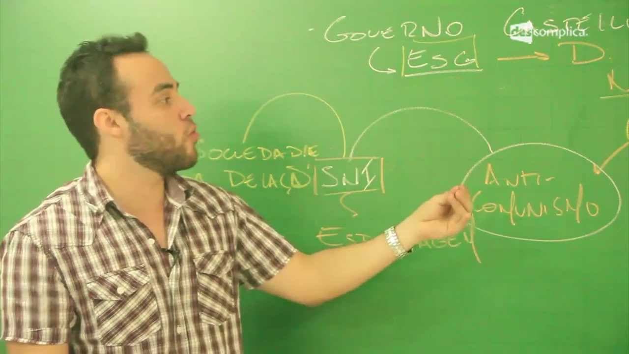 Thumbnail: Ditadura Militar 1 - Aula ao Vivo: História | Descomplica