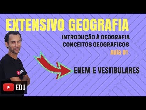 Thumbnail da aula: Geografia| Conceitos Geográficos | Paisagem | Território | Lugar | Região