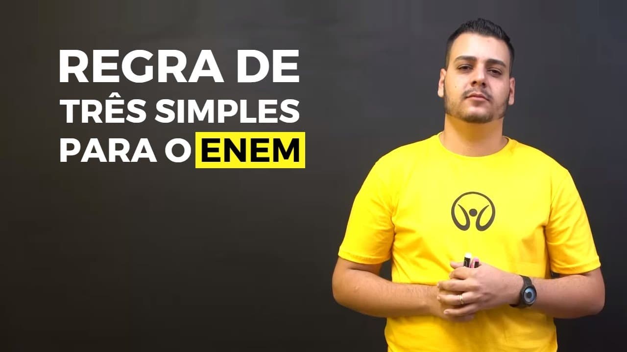Thumbnail: Regra de Três Simples para o Enem - Brasil Escola