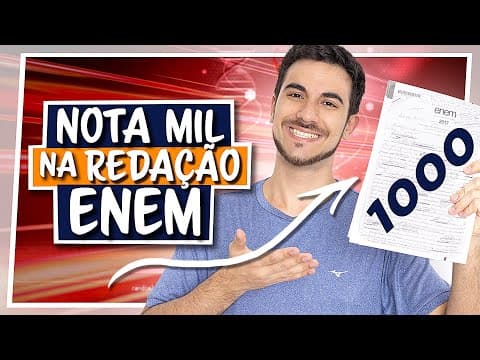 Thumbnail da aula: LENDO MINHA REDAÇÃO NOTA 1000 (Modelo Enem) || Impactos do EaD no Mercado de Trabalho