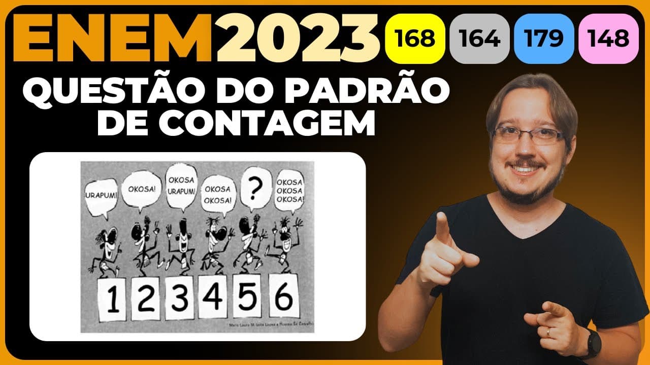 Thumbnail: ENEM 2023 || Raciocínio || As características culturais variam de povo para povo. Há notícias de um