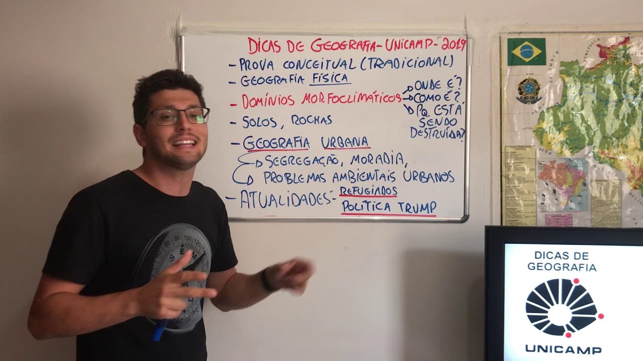 Thumbnail: Dicas de Geografia - Unicamp e Fuvest