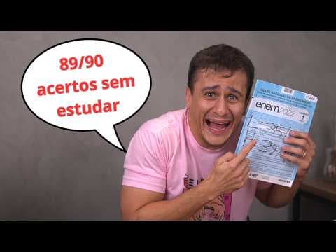Thumbnail da aula: ESTRATÉGIA para GABARITAR o 1° DIA DO ENEM (COMEÇANDO DO ZERO)