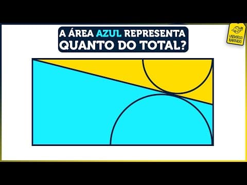 Thumbnail da aula: Calcule a ÁREA azul! (Matemática | Geometria Plana)
