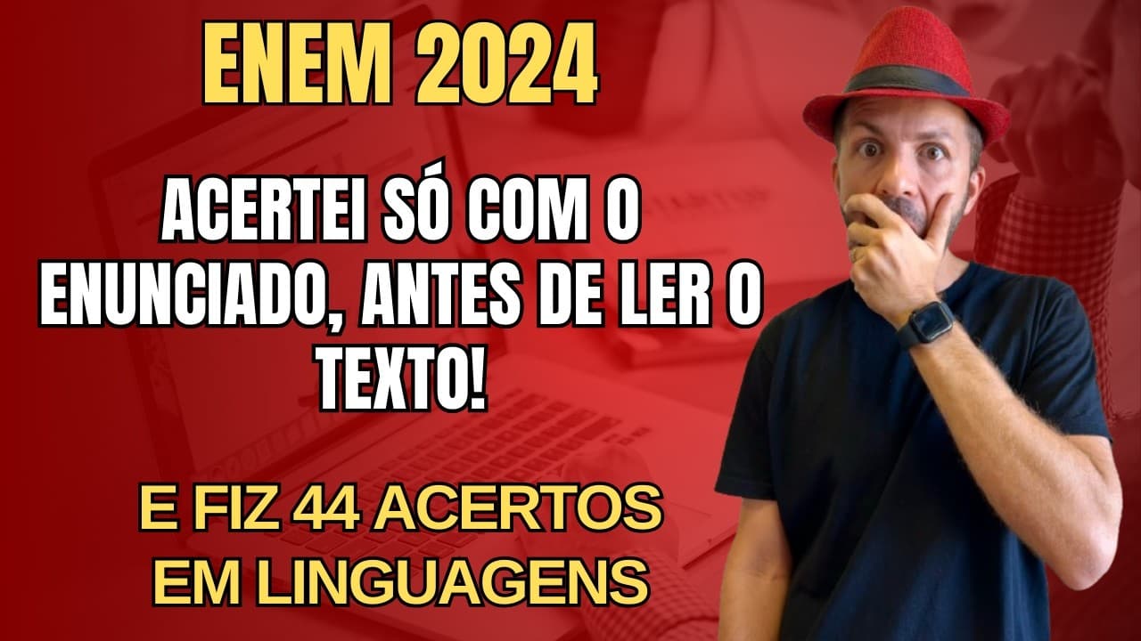 Thumbnail: ENEM 2024: Diante do pouco dinheiro para produtos básicos de sobrevivência