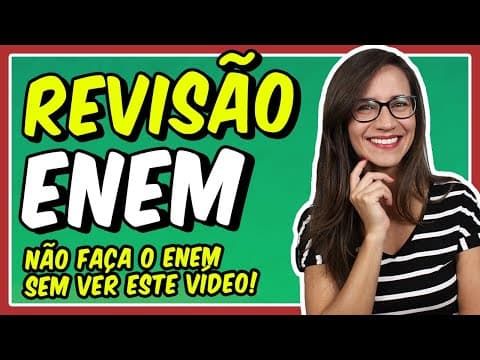 Thumbnail da aula: REVISÃO ENEM 2019 | GARANTA mais pontos em PORTUGUÊS! || Prof. Letícia