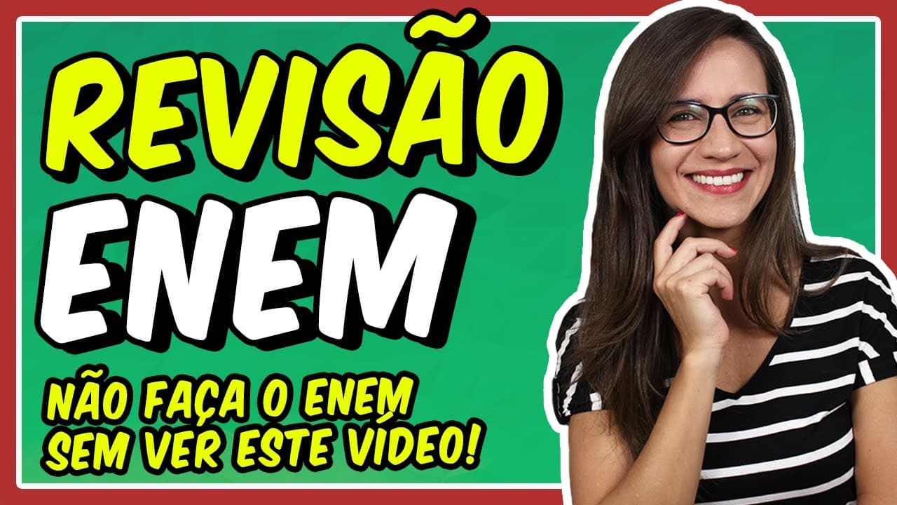 Thumbnail: REVISÃO ENEM 2019 | GARANTA mais pontos em PORTUGUÊS! || Prof. Letícia