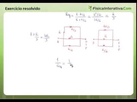 Thumbnail da aula: Associação mista de resistores - Exercício resolvido - (2/2)