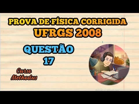 Thumbnail da aula: 17 de 2008 da prova de física da UFRGS - Dois cubos metálicos idênticos um de ouro (A) outro de