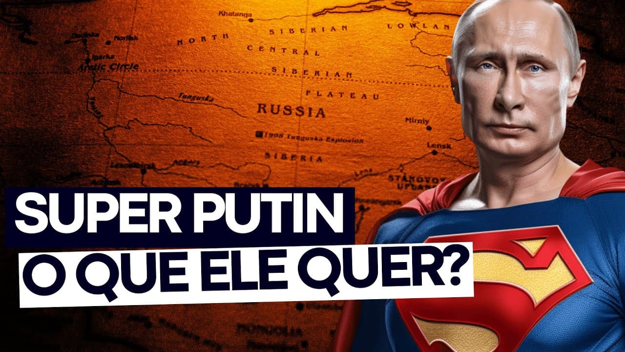 Thumbnail: O projeto de PUTIN é um novo desenho Geopolítico para o mundo