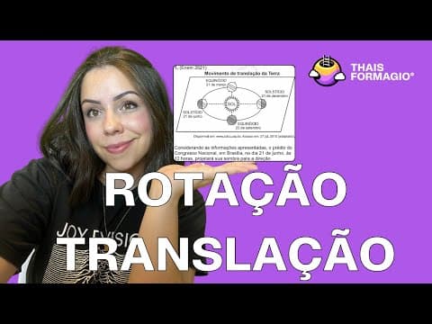 Thumbnail da aula: ENEM Aula 6- Rotação, Translação, Face Solar, Rosa dos Ventos, Sol da meia- noite
