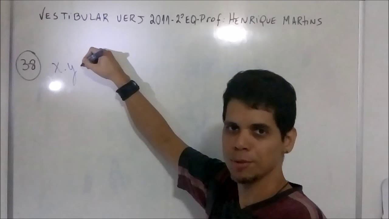 Thumbnail: Questão 38 - VESTIBULAR UERJ 2011 - 2º EQ