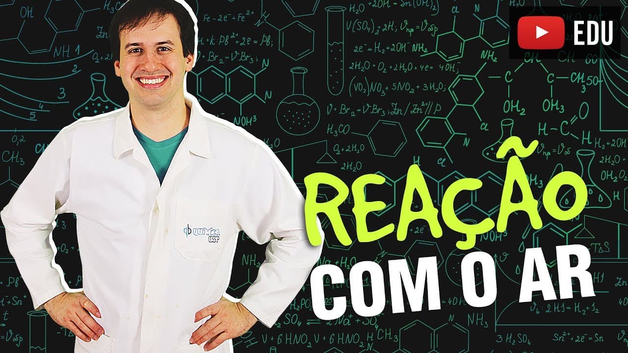 Thumbnail: 14. Cálculo Estequiométrico - Reação com o Ar [Química Geral]
