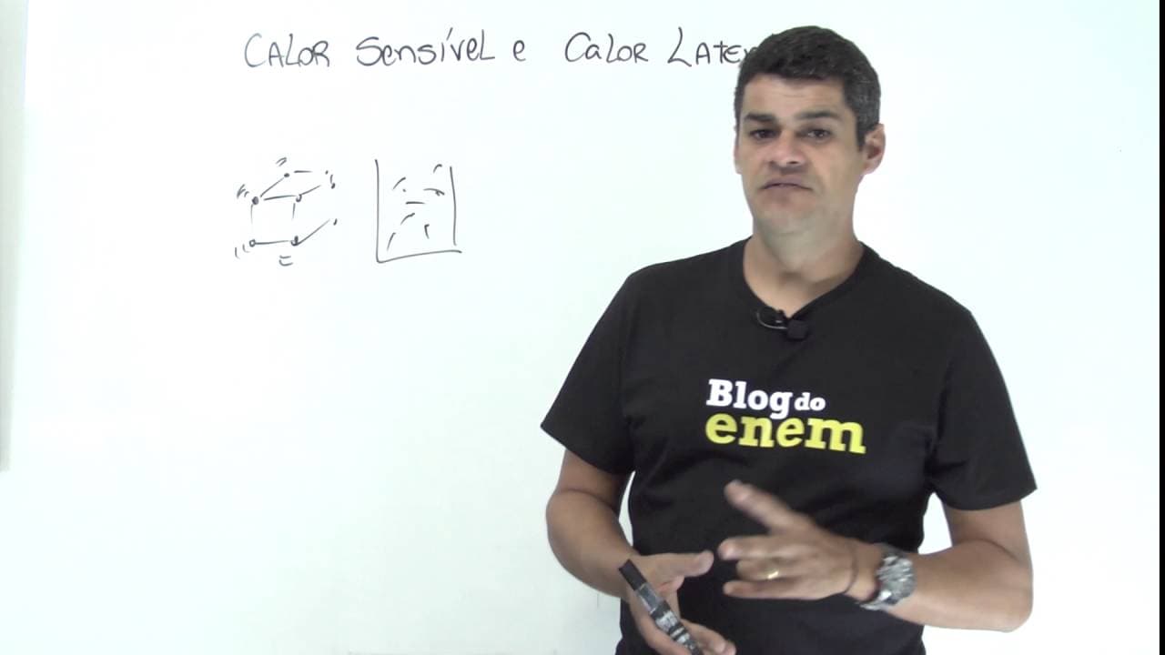 Thumbnail: TERMOLOGIA | CALOR SENSÍVEL E LATENTE | FÍSICA | Prof. Walter