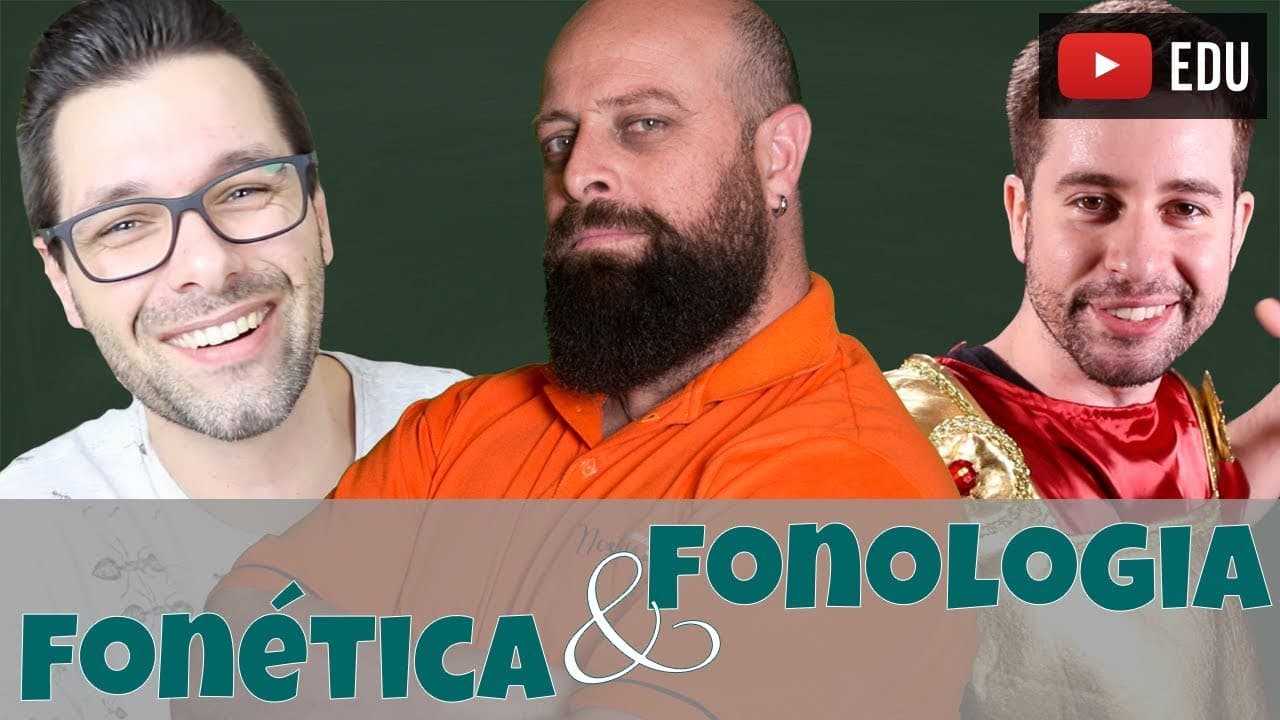 Thumbnail: Resumão - Fonética e Fonologia [prof. Noslen, feat. prof. Walter Solla e prof. Samuel Cunha]