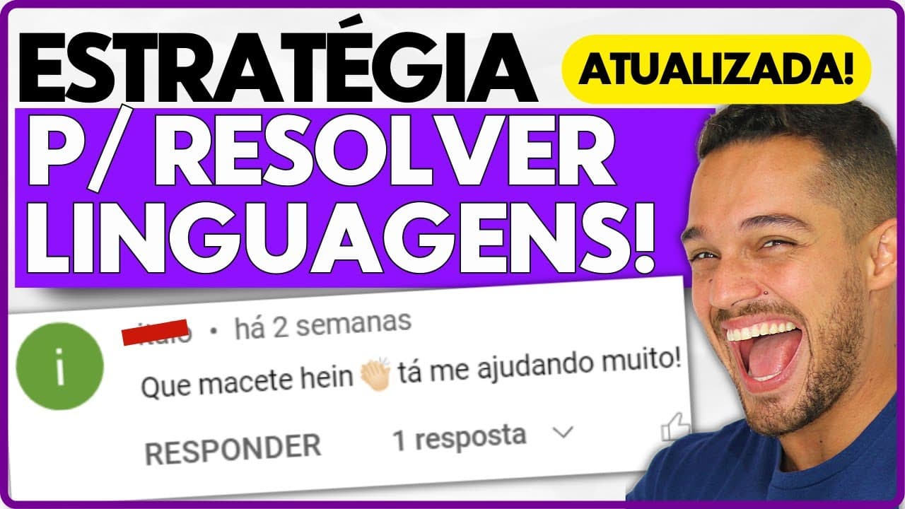 Thumbnail: ESTRATÉGIAS para RESOLVER QUESTÕES DE LINGUAGENS Enem