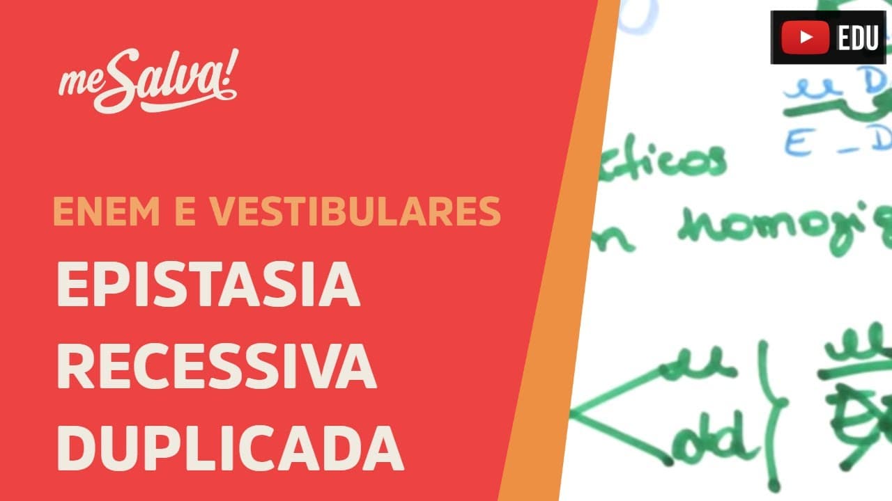 Thumbnail: Me Salva! GEN26 - Genética - Epistasia Recessiva duplicada