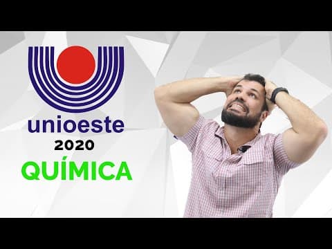 Thumbnail da aula: UNIOESTE 2020 - Questão 45 - O soro caseiro é uma mistura de água fervida (1 litro) com cerca de 20