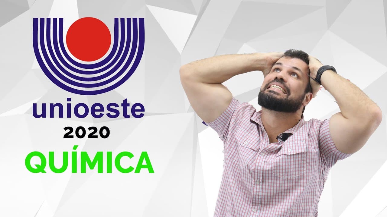 Thumbnail: UNIOESTE 2020 - Questão 45 - O soro caseiro é uma mistura de água fervida (1 litro) com cerca de 20
