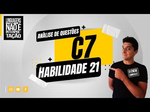 Thumbnail da aula: LINGUAGEM VERBAL E NÃO VERBAL - ENEM LINGUAGENS - PROF. FELIPE PEREIRA