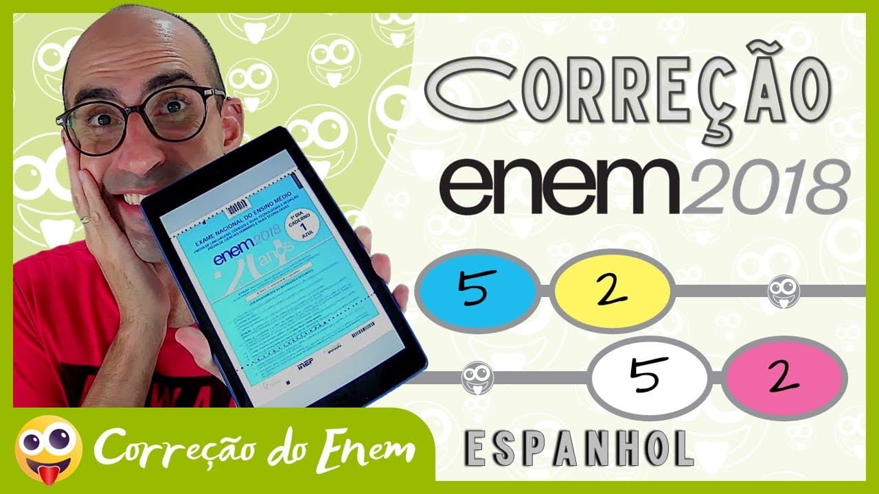 Thumbnail: [CORREÇÃO DO ENEM] Questão 5 (espanhol) - Enem 2018 - Prova azul ▷ Mayo, 15