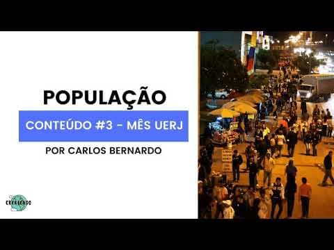 Thumbnail da aula: População (Por Carlos Bernardo) - #UERJ2021