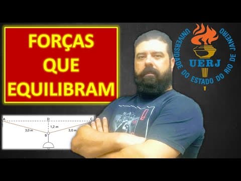 Thumbnail da aula: UERJ 2018 | Q2_45 - Força de tração e equilíbrio estático