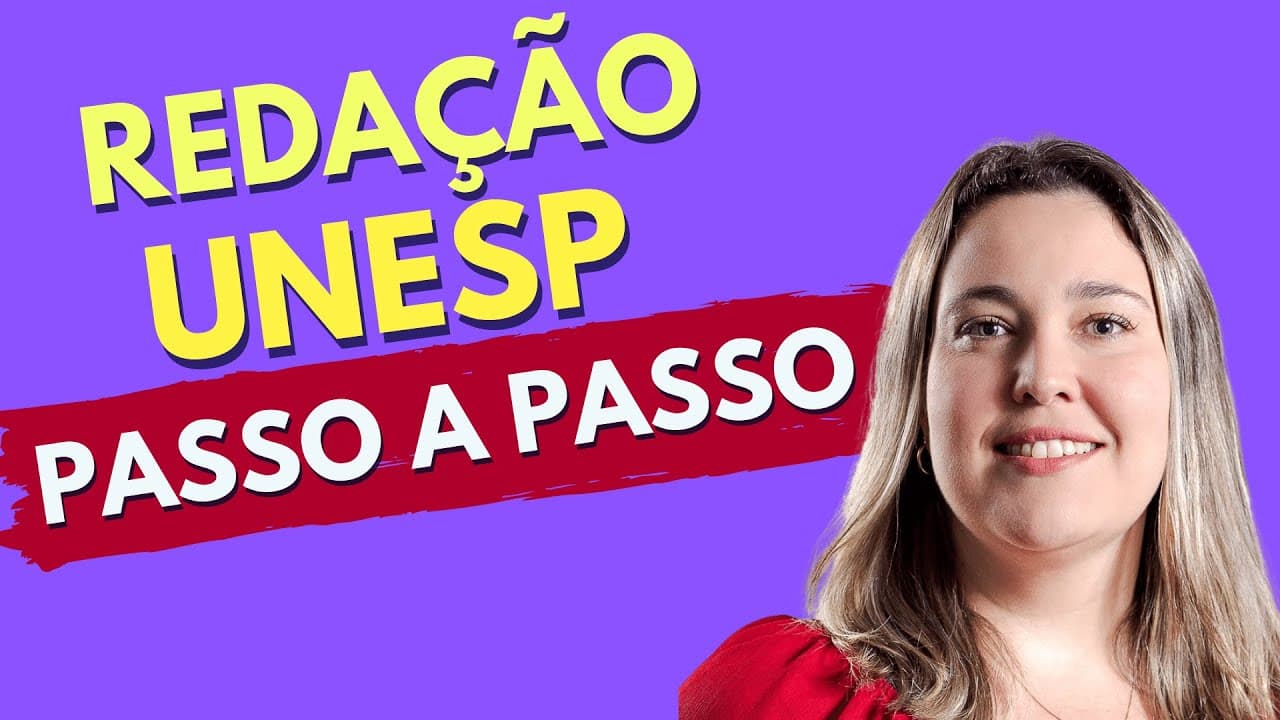 Thumbnail: REDAÇÃO UNESP 2023 | PASSO A PASSO |