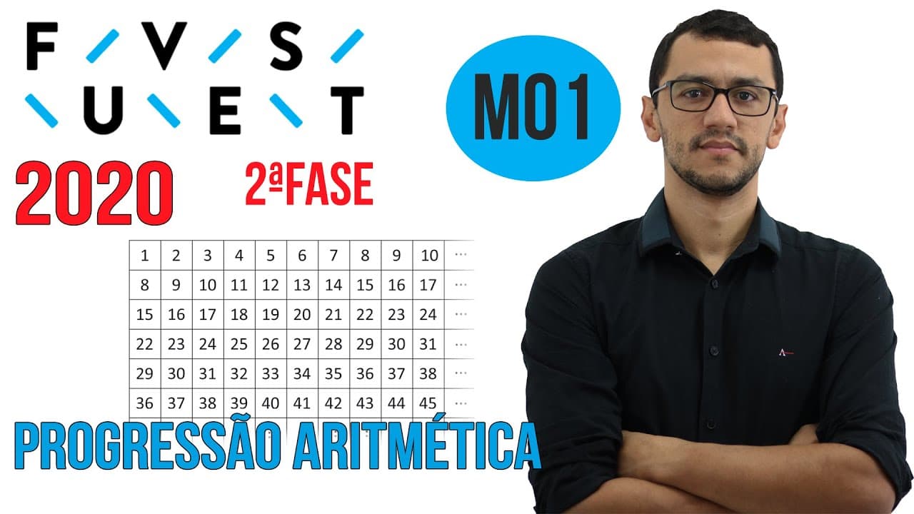 Thumbnail: FUVEST 2020 | Questão M01 | Segunda Fase Matemática | PA